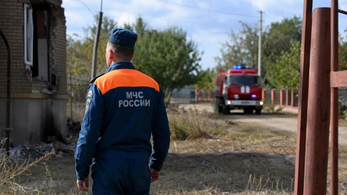 В станице Тамань обломки БПЛА повредили дом, пострадавших нет