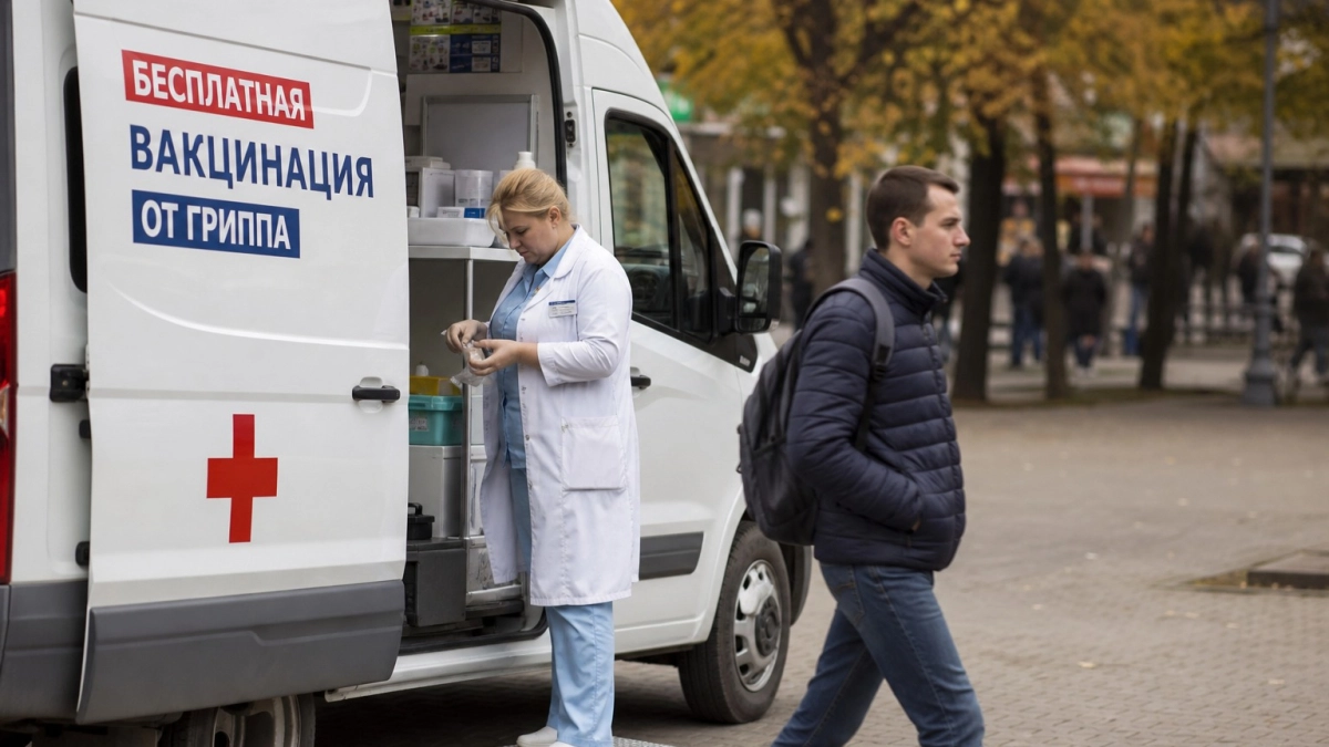 Мобильные пункты вакцинации от гриппа открыты в Краснодаре, Сочи и Новороссийске