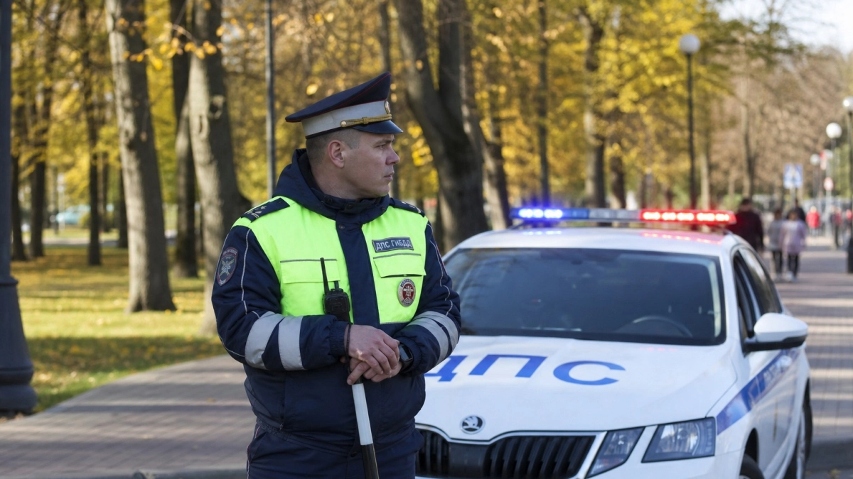 Водителя оштрафовали на 2 тысячи рублей за езду по тротуару в парке Галицкого