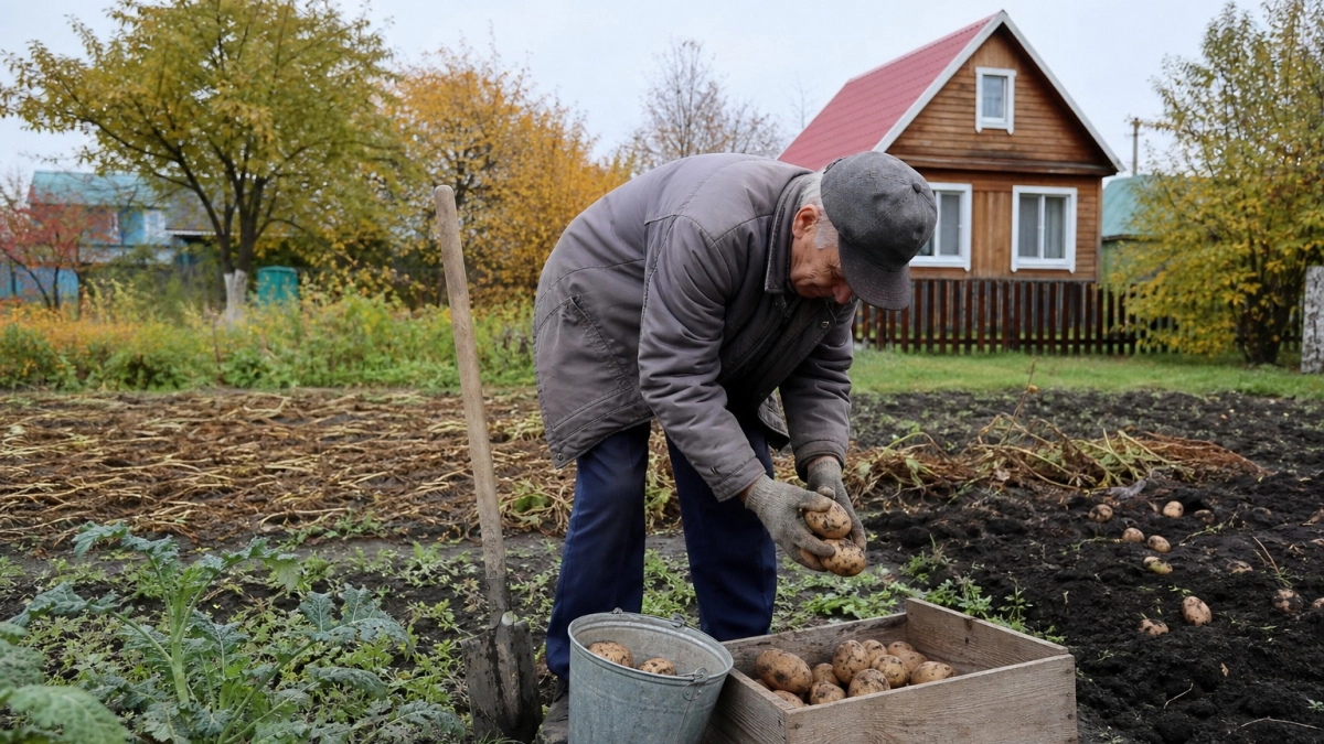 Больше не копаю землю и забыл про химию: урожай картофеля вырос в три раза благодаря методу из 1976 года