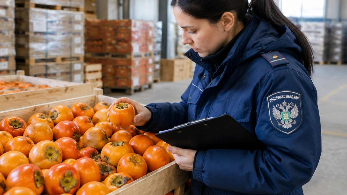 На Кубань не пустили почти 22 тонны хурмы с карантинным вредителем