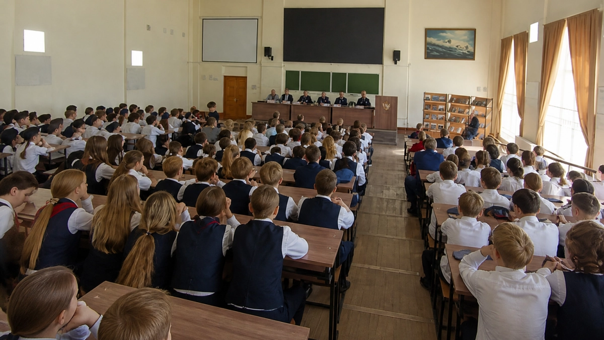 В Краснодаре около 400 школьников посвятили в кадеты авиационно космических классов