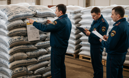 135 тонн рыбной муки развернули на границе из-за скрытого состава