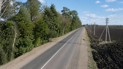 В Динском районе завершается ремонт 7-километрового участка дороги между двумя селами